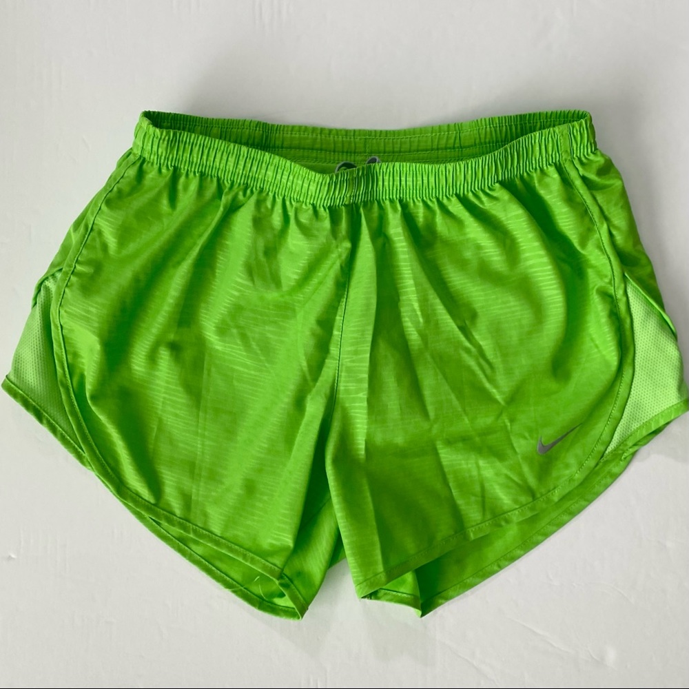 Lime Green Nike Tempo Shorts - XS